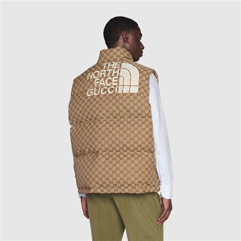 gucci x the north face down vest|patagonia x gucci.